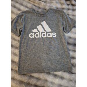 Boys Gray Adidas T-Shirt  Small